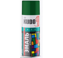 Эмаль универсальная Kudo, зеленая, 520мл, арт. KU-10081