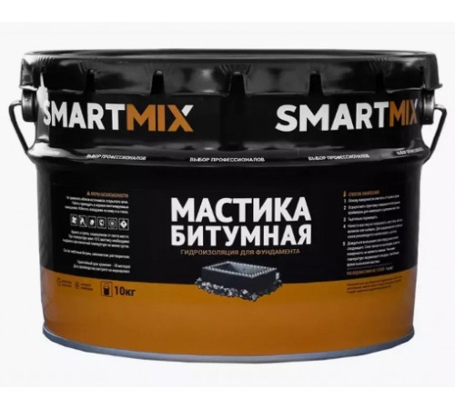 Мастика битумная 10кг//Smartmix