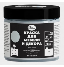 Краска для мебели и декора графитовая 0,5кг//НОВБЫТХИМ