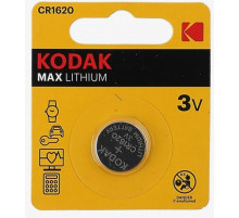 Батарейка CR1620/1BL MAX(1 штука)//KODAK