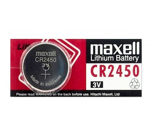 Батарейка CR2450(1 штука)//maxell