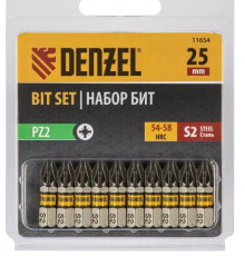 Бита PZ2*25  сталь S2 ПОШТУЧНО//Denzel