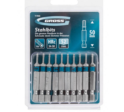 Бита 6х50 сталь S2 TORX//GROSS