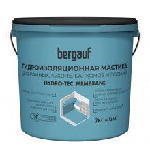 Мастика гидроизоляция голубая 7кг//БЕРГАУФ